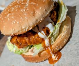 Honey Hot Chicken Burger